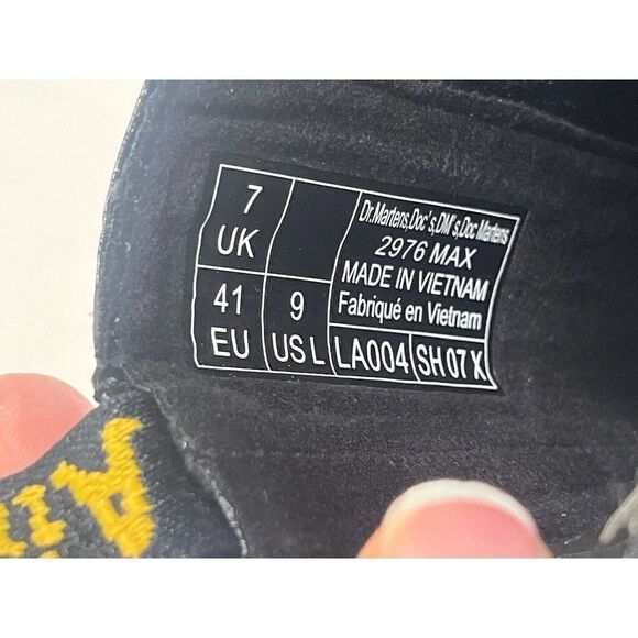 Dr. Martens Womens Black Patent Leather Platform Chelsea Boots Sz 9 US NWOB - Picture 7 of 16